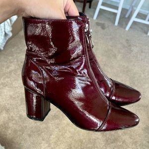 Maroon Booties